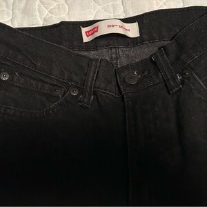Levi's Boy’s Size 14 Black 510 Skinny Jeans
